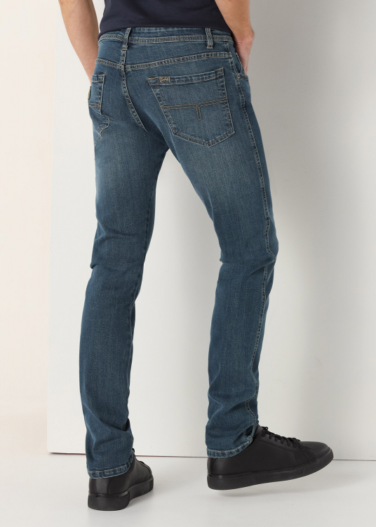 Jean Taille Moyenne | Regular Fit | Taille en pouces | Bleu