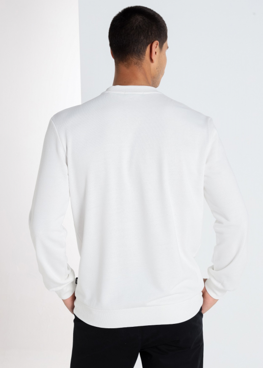 Sweat-shirt Col rond Graphic Taureau Multi couleur | Blanc
