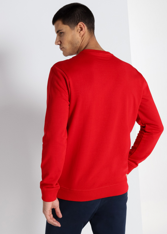 Sweat-shirt à capuche poche kangaroo Graphique  Dark | Rouge