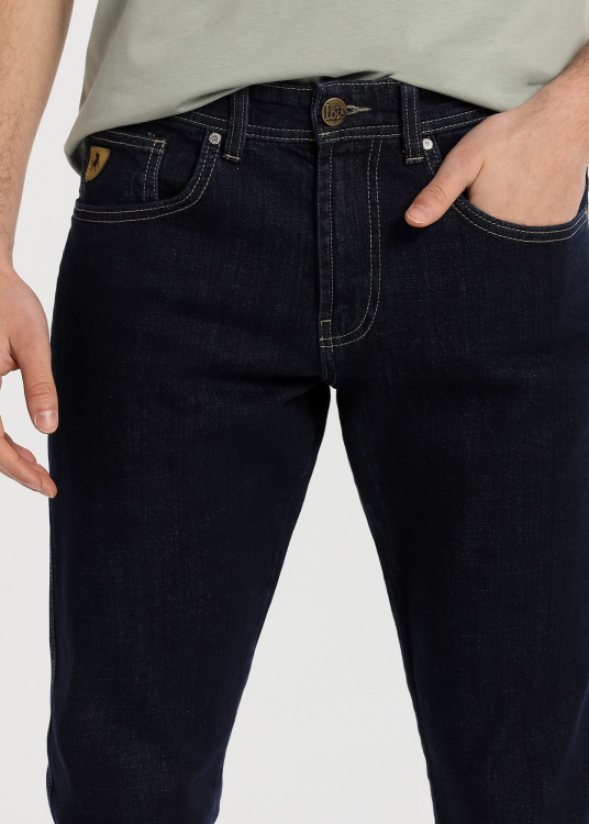 Jeans Coupe Régulière - Taille Moyenne lavage Brut |Tailles en pouces