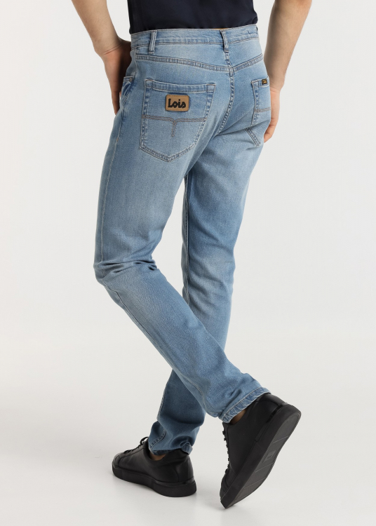 Jeans | Taille naturelle  - Slim | Taille en pouces | Bleu