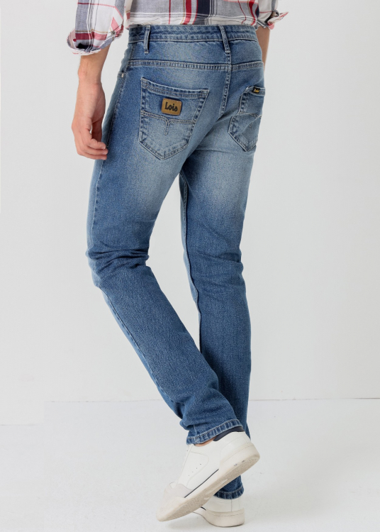 Jeans Coupe Slim - Taille Moyenne premium Lavage Médium |Tailles en pouces