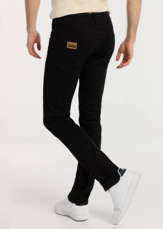 Jeans Coupe Régulière - Taille Moyenne  |Tailles en pouces | Noir