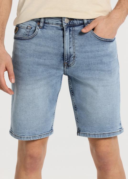 Bermuda Jean towel Coupe Slim - Taille Moyenne  |Tailles en pouces