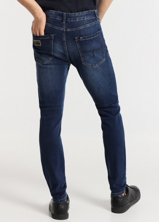 Jeans Taille Moyenne | Skinny Fit | Taille en pouces | Bleu