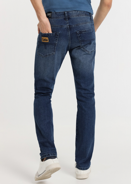 Jeans Coupe Régulière - Taille Moyenne premium |Tailles en pouces | Bleu