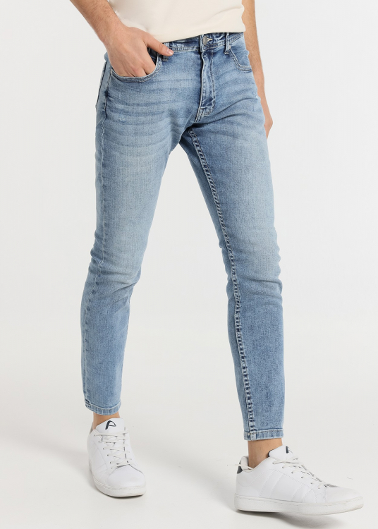 Jeans Coupe Skinny- Taille Moyenne lavage Médium |Tailles en pouces