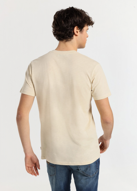 T-Shirt manche courte avec logo Scout  | Beige