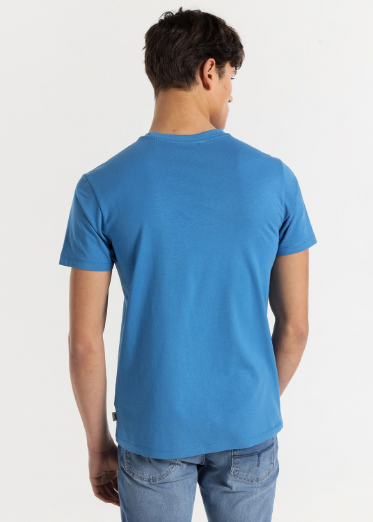 T-Shirt manche courte Graphique Blue