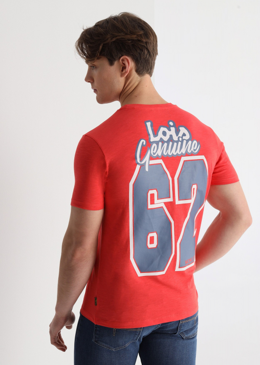 T-Shirt manche courte imprimé 62 | Rouge