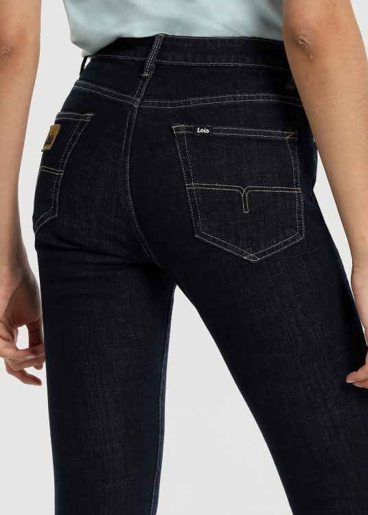Jeans Coupe Taille haute skinny ankle  Medium rise - Brut |Tailles en pouces