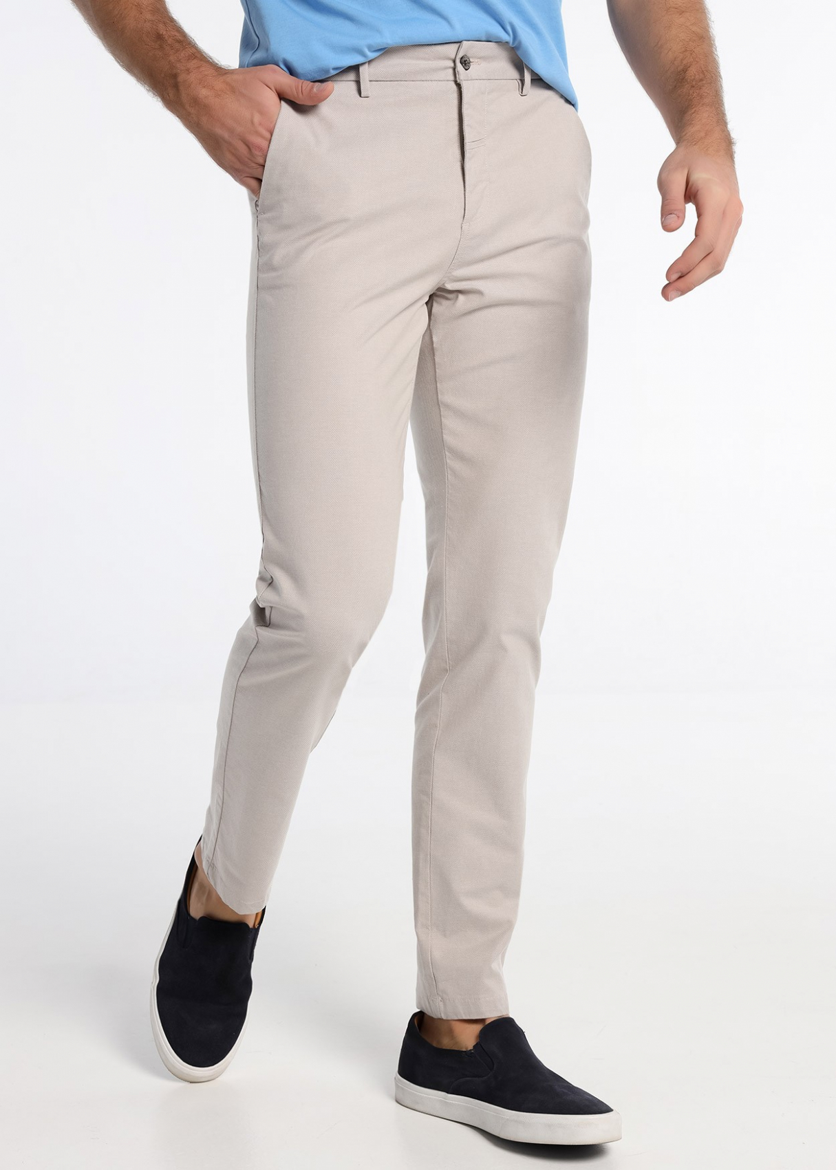 Pantalon Chino Mini Print - Slim Fit
