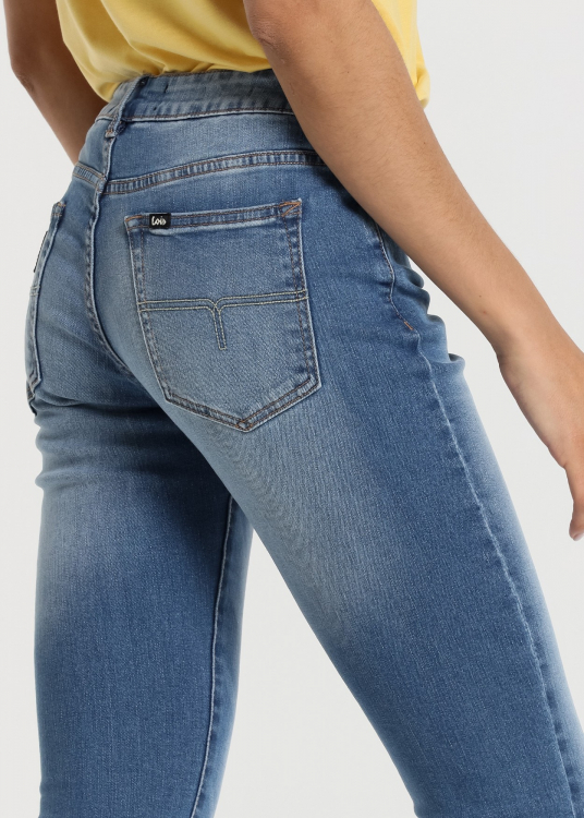 Jeans Coupe évasé - Taille basse  |Tailles en pouces