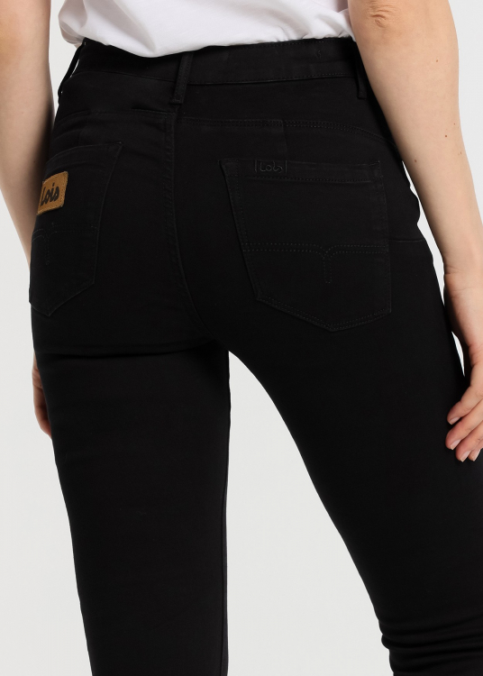 Jeans push up Coupe Skinny-  Taille basse ultra black |Tailles en pouces