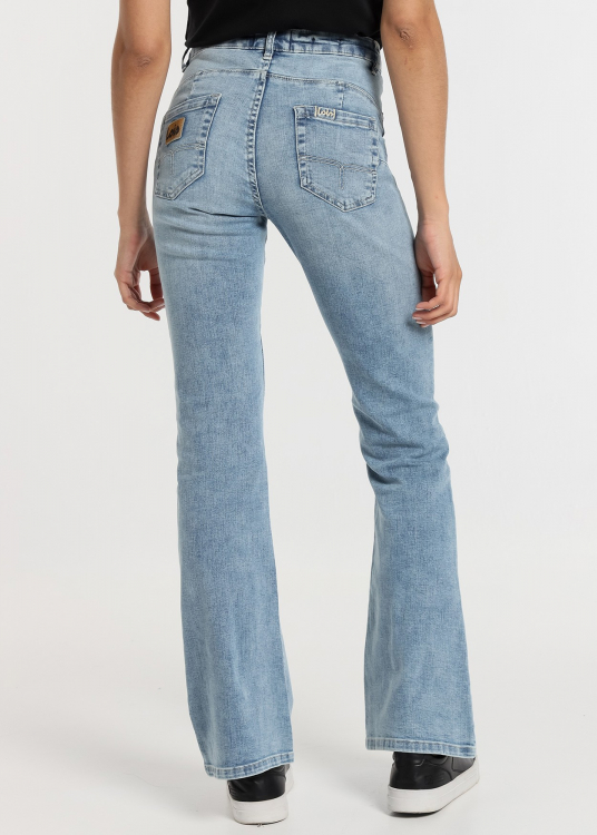 Jeans push up évasé - Taille Moyenne towel Denim |Tailles en pouces