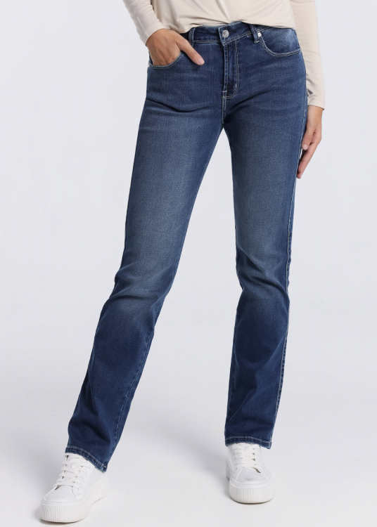 Jeans |  Taille Basse - Droite | Taille en pouces | Bleu