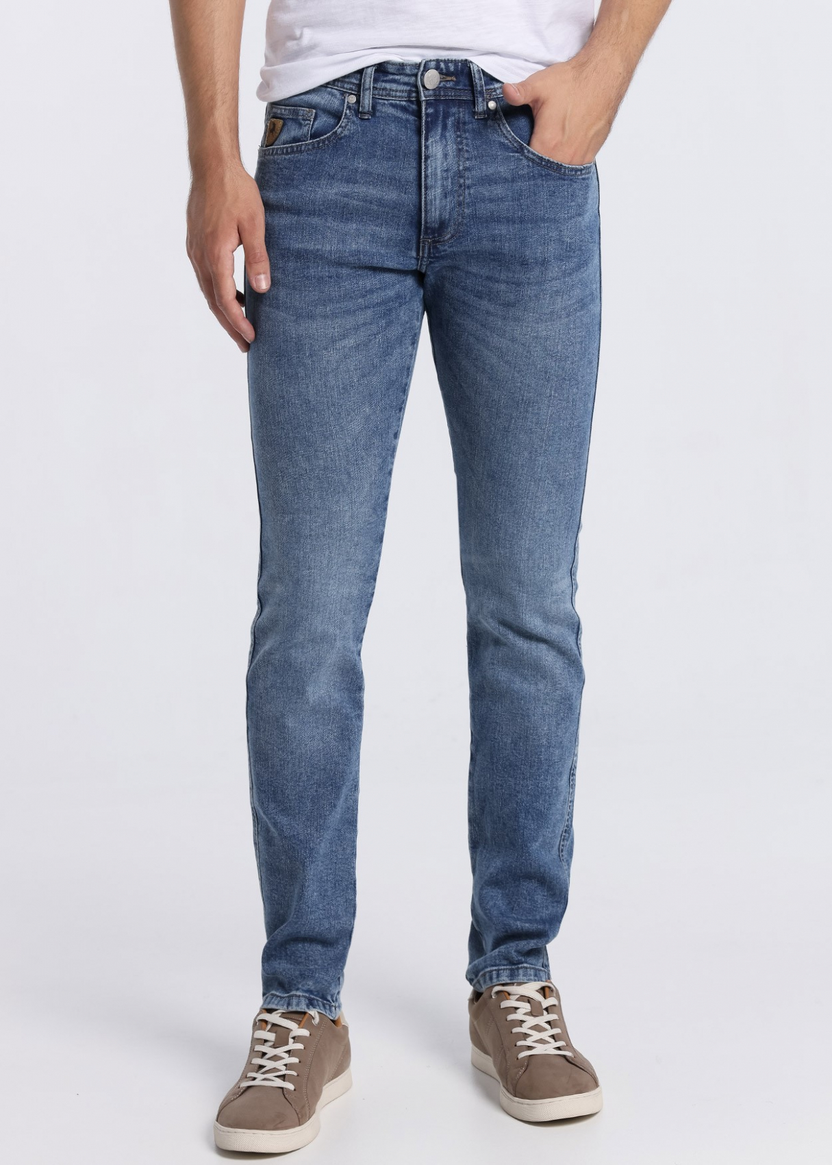 Jeans | Taille naturelle  - Regular Fit | Taille en pouces