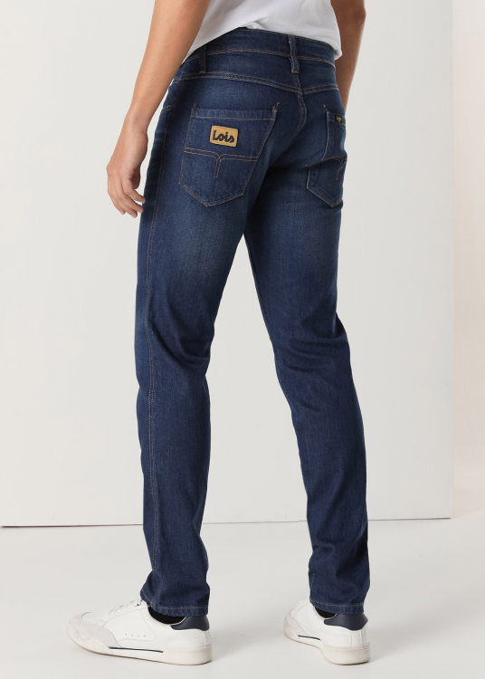 Jeans Taille Moyenne Coupe Slim
