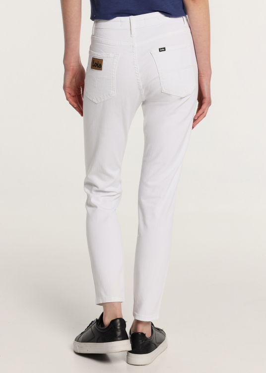 Jeans Coupe  Taille haute skinny ankle Medium rise - denim  |Tailles en pouces | Blanc