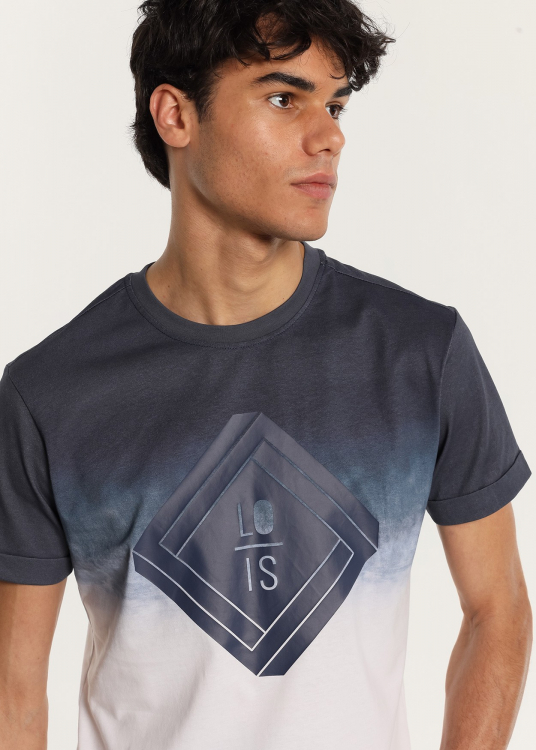 T-Shirt manche courte avec Graphique tie dye