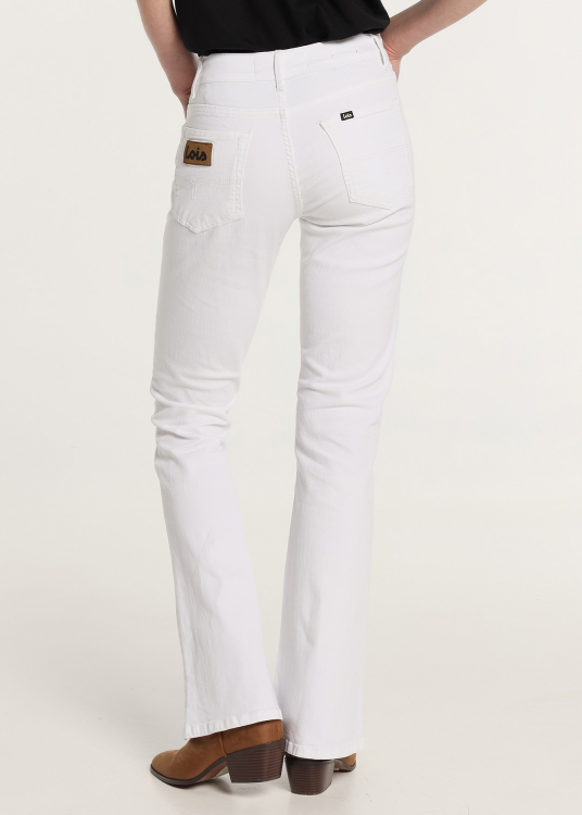 Jeans Coupe évasé - Taille basse Denim |Tailles en pouces | Blanc