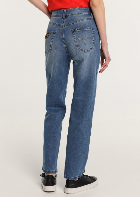 Jeans Coupe Droite - Taille haute Lavage Double Stone |Tailles en pouces | Jeans