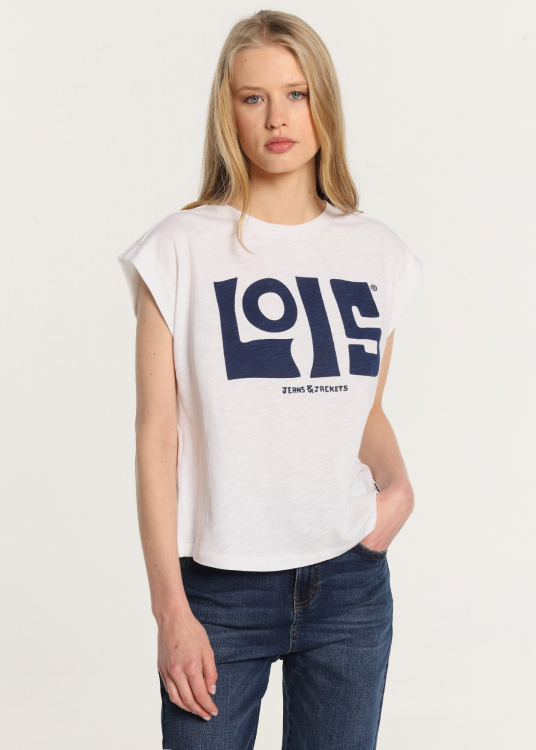 T-Shirt manche courte  avec Graphique modern craft Lois