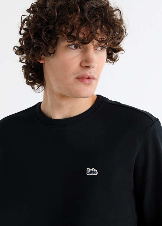 Sweat-shirt Basique Col rond patch logo